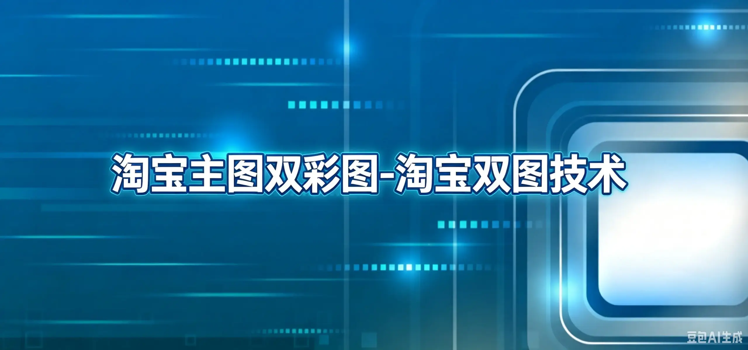 淘宝主图双彩图-淘宝双图技术-如鱼得水